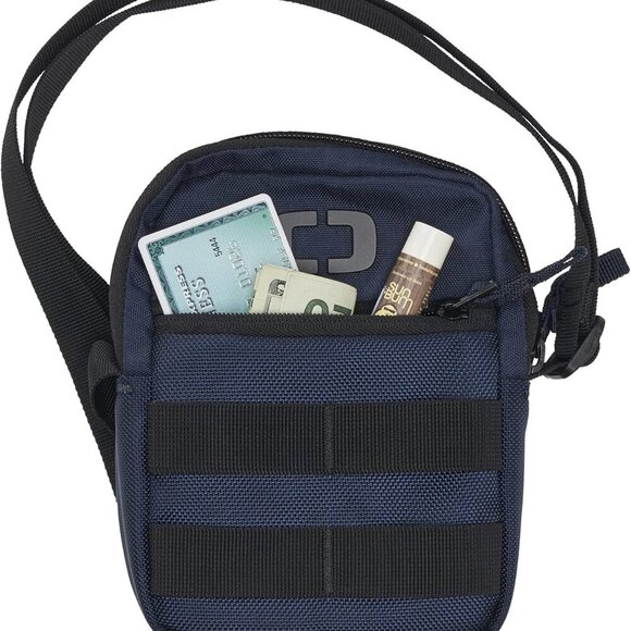 Brand New Sling Bag 15.5x10 Navy Pouch Style - Picture 2 of 4